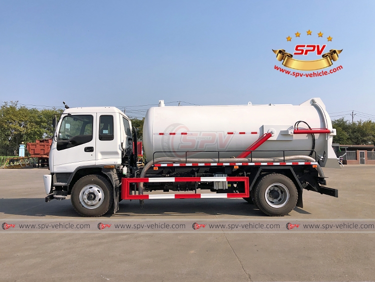 10,000 litres Sewer Vacuum Truck ISUZU - LS
